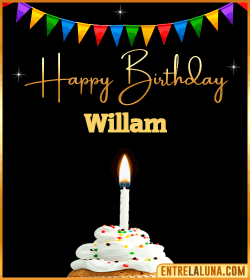 GiF Happy Birthday Willam
